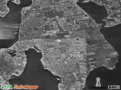 Zip code 02813 satellite photo by USGS