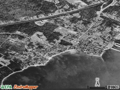 Zip code 21914 satellite photo by USGS
