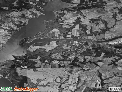 Zip code 21915 satellite photo by USGS