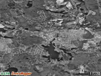 Zip code 02828 satellite photo by USGS
