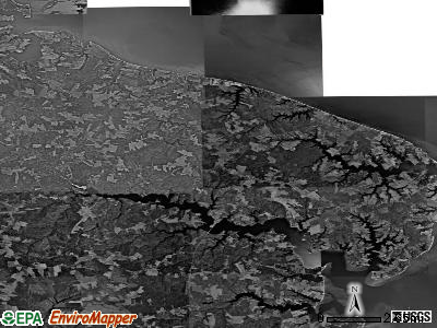 Zip code 22473 satellite photo by USGS