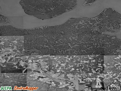 Zip code 22485 satellite photo by USGS