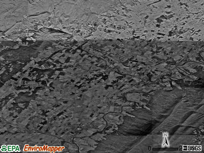 Zip code 22824 satellite photo by USGS