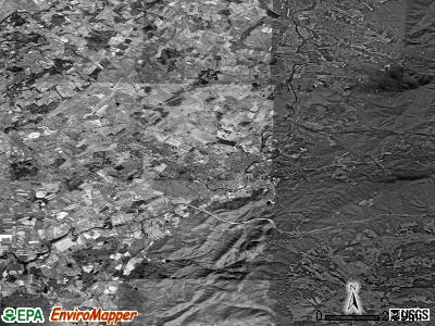 Zip code 22980 satellite photo by USGS