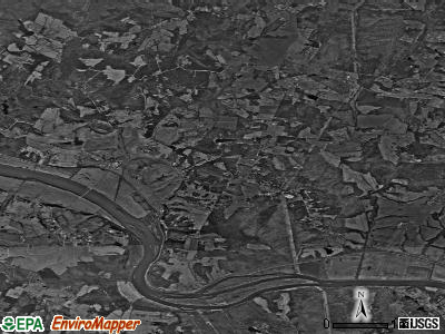 Zip code 23039 satellite photo by USGS