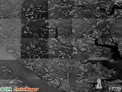 Zip code 23061 satellite photo by USGS