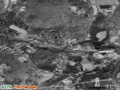 Zip code 02875 satellite photo by USGS