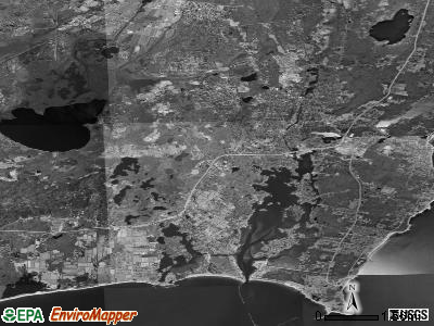 Zip code 02879 satellite photo by USGS