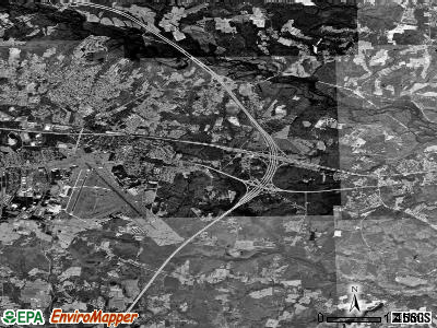 Zip code 23150 satellite photo by USGS