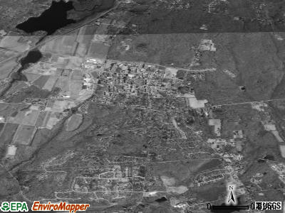 Zip code 02881 satellite photo by USGS