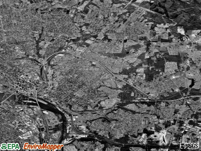 Zip code 23223 satellite photo by USGS