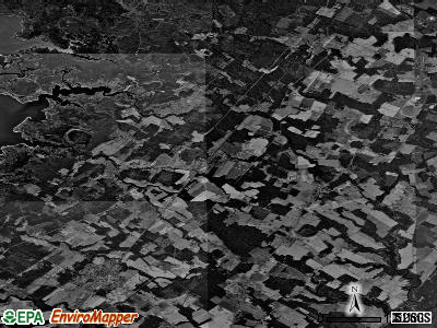 Zip code 23308 satellite photo by USGS