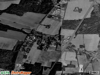Zip code 23347 satellite photo by USGS