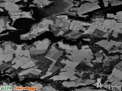 Zip code 23354 satellite photo by USGS