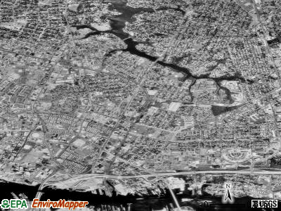 Zip code 23504 satellite photo by USGS