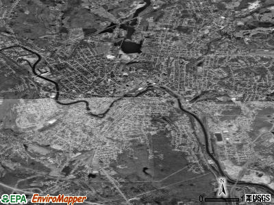 Zip code 02896 satellite photo by USGS