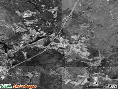Zip code 02898 satellite photo by USGS