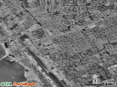 Zip code 23605 satellite photo by USGS