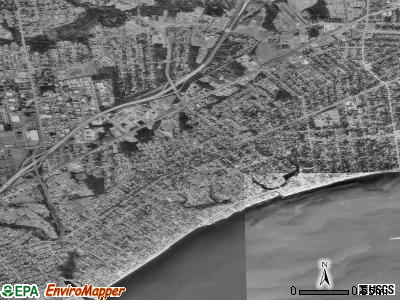 Zip code 23661 satellite photo by USGS