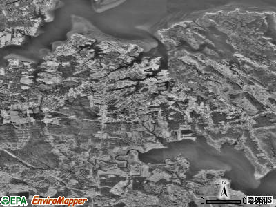 Zip code 23662 satellite photo by USGS