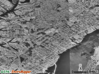 Zip code 23663 satellite photo by USGS