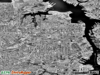 Zip code 23704 satellite photo by USGS
