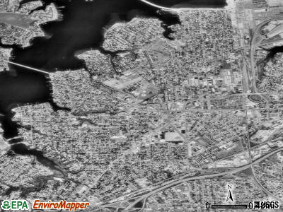 Zip code 23707 satellite photo by USGS
