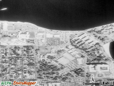 Zip code 23708 satellite photo by USGS