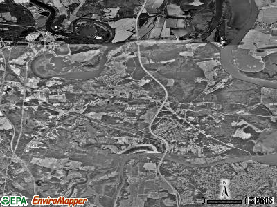 Zip code 23836 satellite photo by USGS