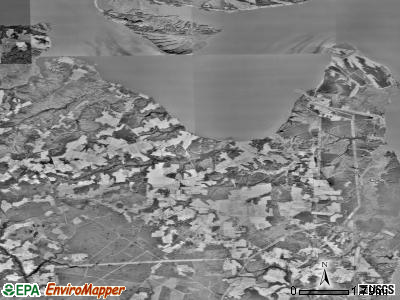 Zip code 23883 satellite photo by USGS