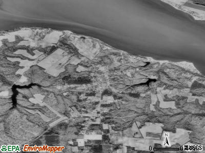 Zip code 23899 satellite photo by USGS