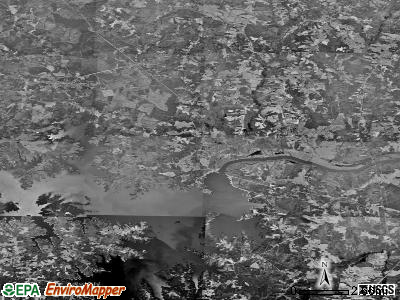 Zip code 23917 satellite photo by USGS