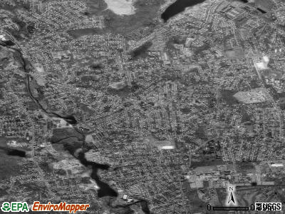 Zip code 02911 satellite photo by USGS