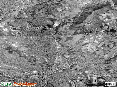 Zip code 24012 satellite photo by USGS