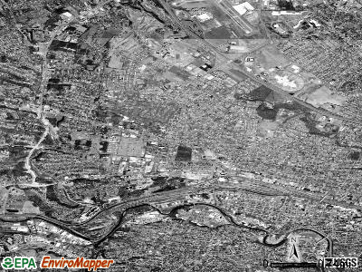 Zip code 24017 satellite photo by USGS