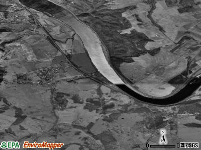 Zip code 24058 satellite photo by USGS