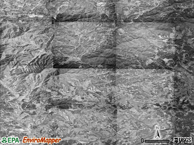 Zip code 24065 satellite photo by USGS