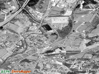 Zip code 24077 satellite photo by USGS