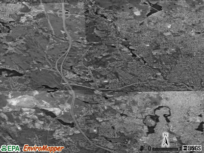 Zip code 02919 satellite photo by USGS