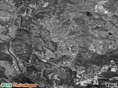 Zip code 24083 satellite photo by USGS