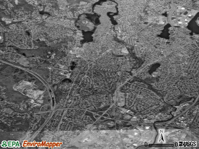 Zip code 02920 satellite photo by USGS