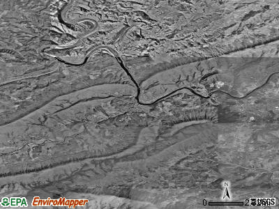 Zip code 24124 satellite photo by USGS