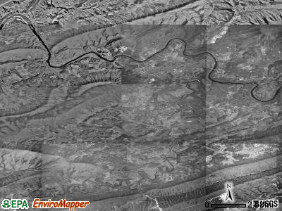 Zip code 24134 satellite photo by USGS