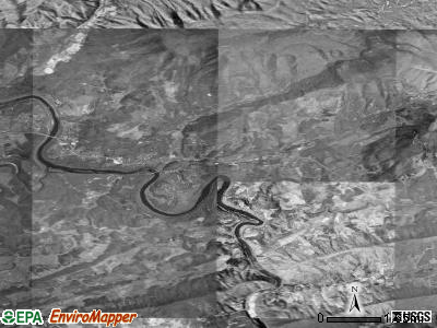 Zip code 24136 satellite photo by USGS