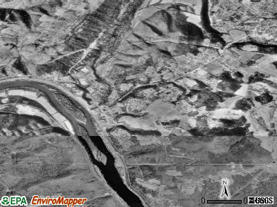 Zip code 24147 satellite photo by USGS