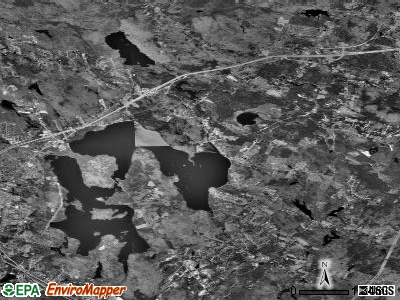 Zip code 03032 satellite photo by USGS