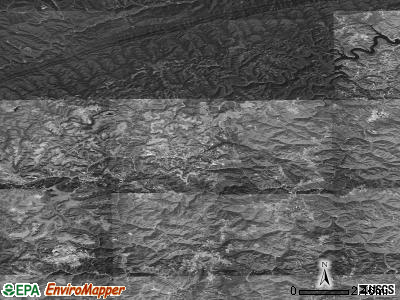 Zip code 24228 satellite photo by USGS