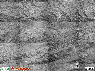 Zip code 24260 satellite photo by USGS