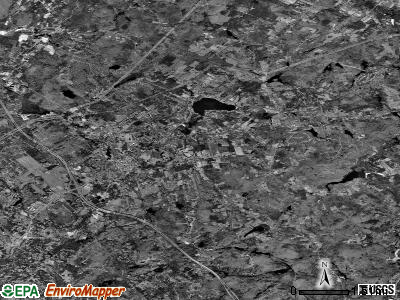 Zip code 03038 satellite photo by USGS