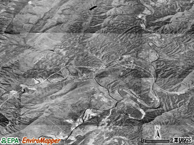 Zip code 24422 satellite photo by USGS